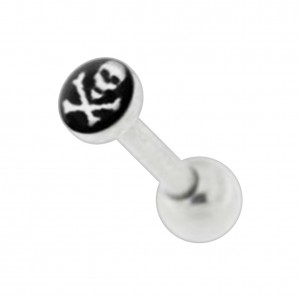 Knorpel-Piercing Helix / Tragus Straight Pirat
