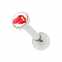 Knorpel-Piercing Helix / Tragus Straight Rolling Stones