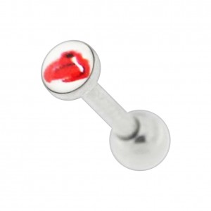 Knorpel-Piercing Helix / Tragus Straight Rolling Stones