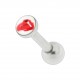 Knorpel-Piercing Helix / Tragus Straight Rolling Stones