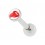 Knorpel-Piercing Helix / Tragus Straight Rolling Stones