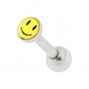 Knorpel-Piercing Helix / Tragus Straight Smiley