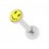 Knorpel-Piercing Helix / Tragus Straight Smiley