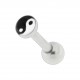 Knorpel-Piercing Helix / Tragus Straight Yin-Yang