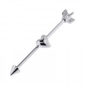 Industrial-Piercing Chirurgenstahl 316L Herz