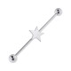 Star 316L Surgical Steel Industrial Barbell Piercing