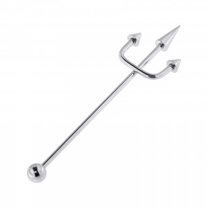 Industrial-Piercing Chirurgenstahl 316L Dreizack