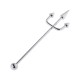 Piercing Industrial Acero Quirúrgico 316L Tridente
