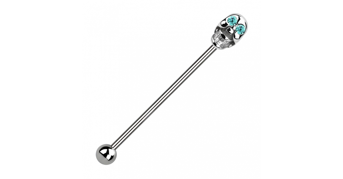 Skull deals industrial barbell