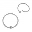 Piercing Ring BCR Stahl 316L Metallisiert Flexibel