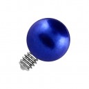 Perla Falsa Azul para Piercing Microdermal