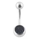 Nombril Swarovski Noirs
