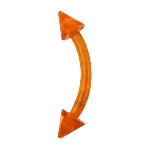 Piercing Arcade Bioflex Orange Deux Piques