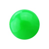 Boule Piercing Acrylique Verte Opaque UV Seule