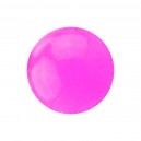 Boule Piercing Acrylique Rose Opaque UV Seule