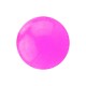 Einzelne Piercing-Kugel Acryl Opak UV Rosa