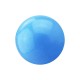 Einzelne Piercing-Kugel Acryl Opak UV Hellblau