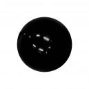 Einzelne Piercing-Kugel Acryl Opak UV Schwarz