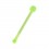 Green Ball Flexible Bioflex Pin Straight Nose Piercing Ring