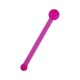 Purple Ball Flexible Bioflex Pin Straight Nose Piercing Ring