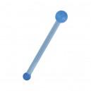 Gerader Nasenpiercing-Pin Bioflex Flexibel Kugel Blau