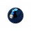 Boule de Piercing BCR Clipsable Anodisé Bleu