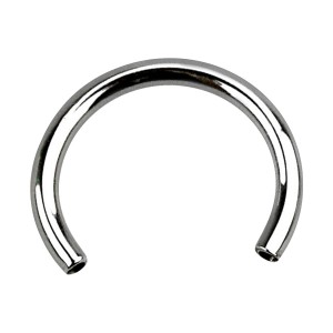 Innengewinde-Piercing-Stab Hufeisen Stahl 316L