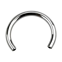Internal Thread 316L Steel Circular Barbell Piercing Bar