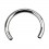 Piercing Stab Hufeisen Stahl 316L Interner Beitrag