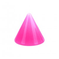 Opaque Acrylic UV Pink Barbell Only Spike