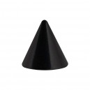 Opaque Acrylic UV Black Barbell Only Spike