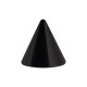 Opaque Acrylic UV Black Barbell Only Spike