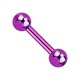 Knorpel- / Helix-Piercing Titan Grad 23 Rosa Kugeln