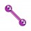 Knorpel- / Helix-Piercing Titan Grad 23 Rosa Kugeln