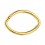 Almond Gold Anodized 316L Steel Hinged Segment Ring Piercing
