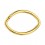 Daith-Piercing Clicker-Ring Stahl 316L Gold Eloxiert Scharnier Mandel