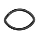 Almond Black Anodized 316L Steel Hinged Clicker Ring Piercing