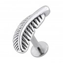 Knorpel- / Helix-Piercing Stahl 316L Feder Geformt Metallisiert