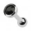 Knorpel-Piercing Chirurgenstahl 316L Strass 4 mm Schwarz