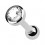 Piercing Knorpel Chirurgenstahl 316L Strass 4 mm Weiß