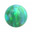 Green Synthetic Opal Loose Ball for Piercing