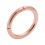 Piercing Segment Ring 925 Silber Plattiert Gold Rosa Scharnier