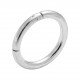 Hinged 925 Sterling Silver Piercing Clicker Ring