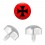 Eisernes Kreuz Titan Grad 23 für Microdermal Piercing