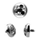 Strass Cristal 4 Puntos Negro para Piercing Microdermal