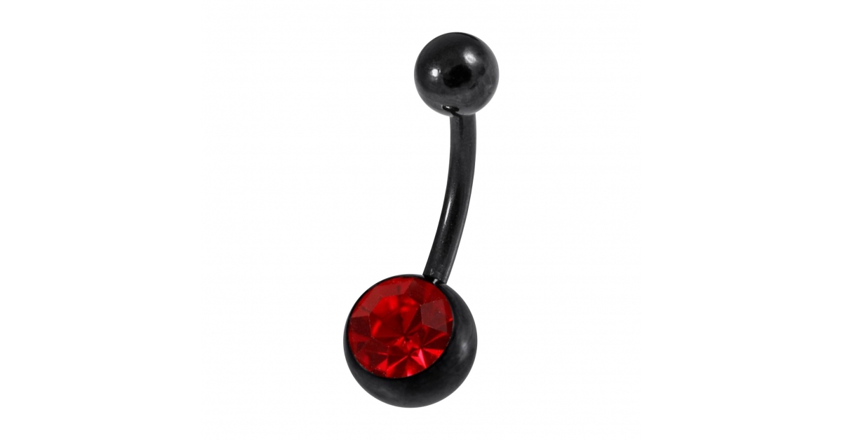 Piercing nombril pendentif et motif argent décoré de brillants