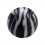 White/Black Zebra Acrylic Body Piercing Loose Ball