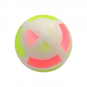 Pink/Green Structure Acrylic UV Piercing Only Ball