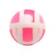 Pink Structure Acrylic UV Piercing Only Ball
