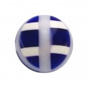 Dark Blue Structure Acrylic UV Piercing Only Ball